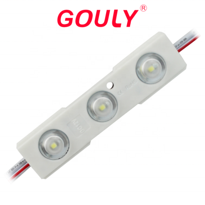 led window light gouly  High lumen output superflux backlight led modules 12v 3 Chips Smd5050  lens Injection